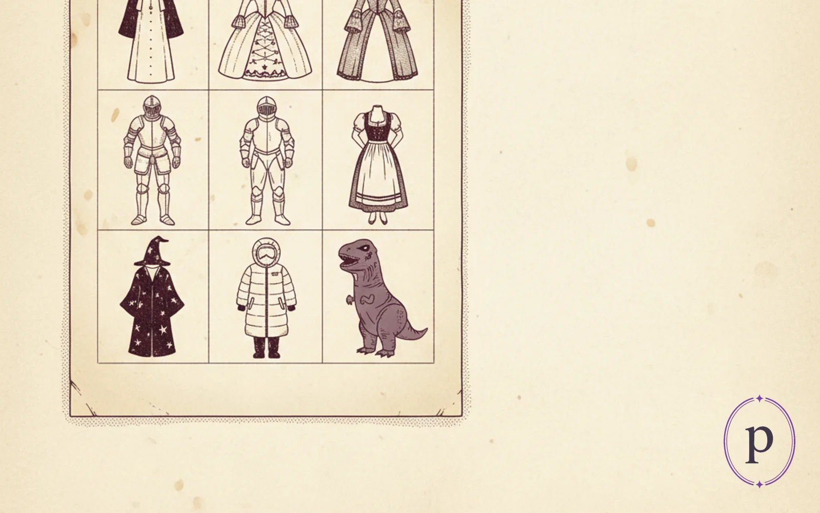 A tour of the outfit catalogue